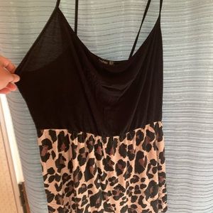 Boohoo cheetah tank size 24